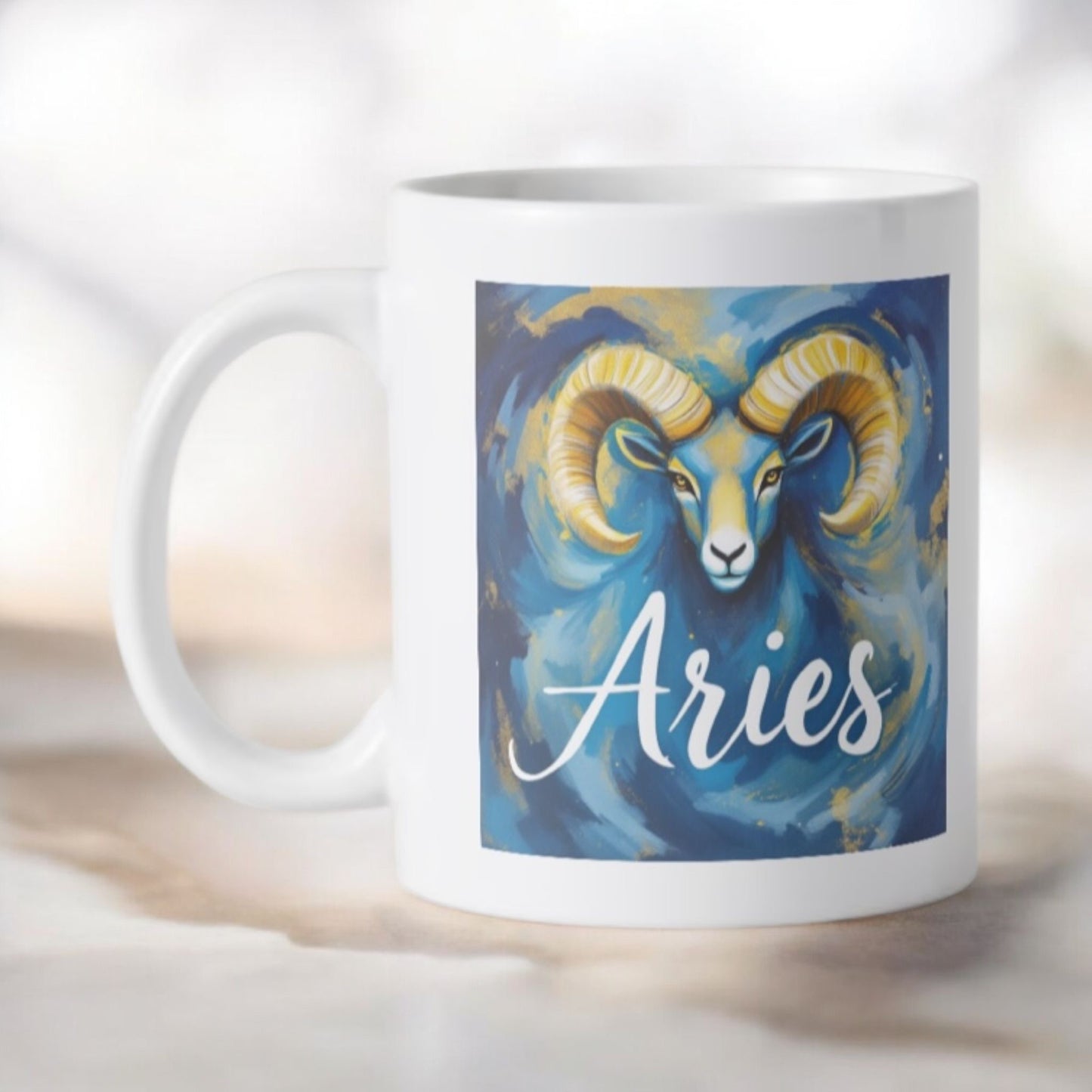 Mok koffiebeker sterrenbeeld ram 350ml