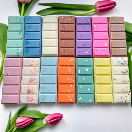 De beste Waxmelts/Snapbars 58g, 14 Verschillende lente, zomer, herfst, wintergeuren, lavendel, jasmijn, citronella, kokosnoot, gingerbread cookie, suiker koekjes, tulpen, spicy orange