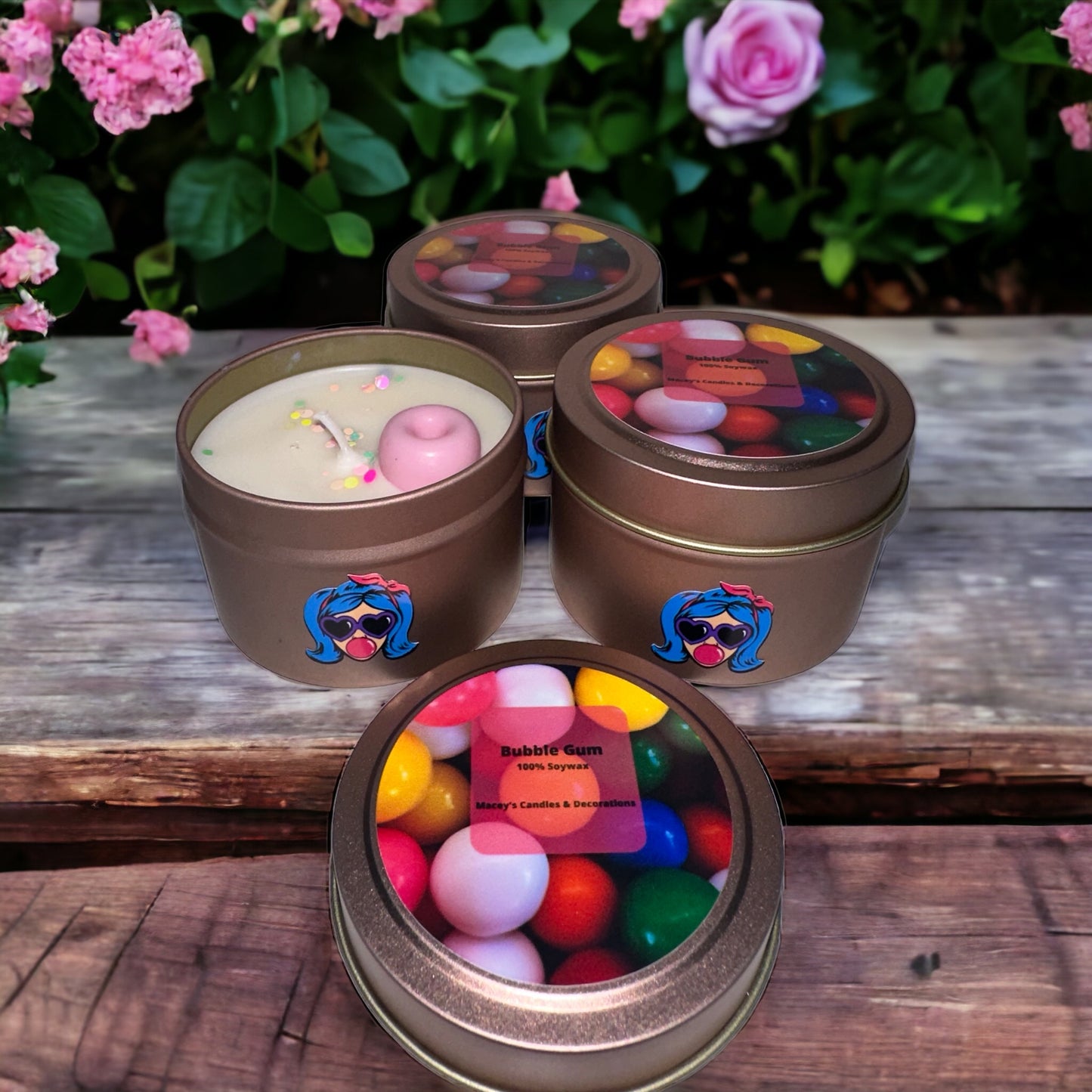 Bubble Gum Geurkaars 115g