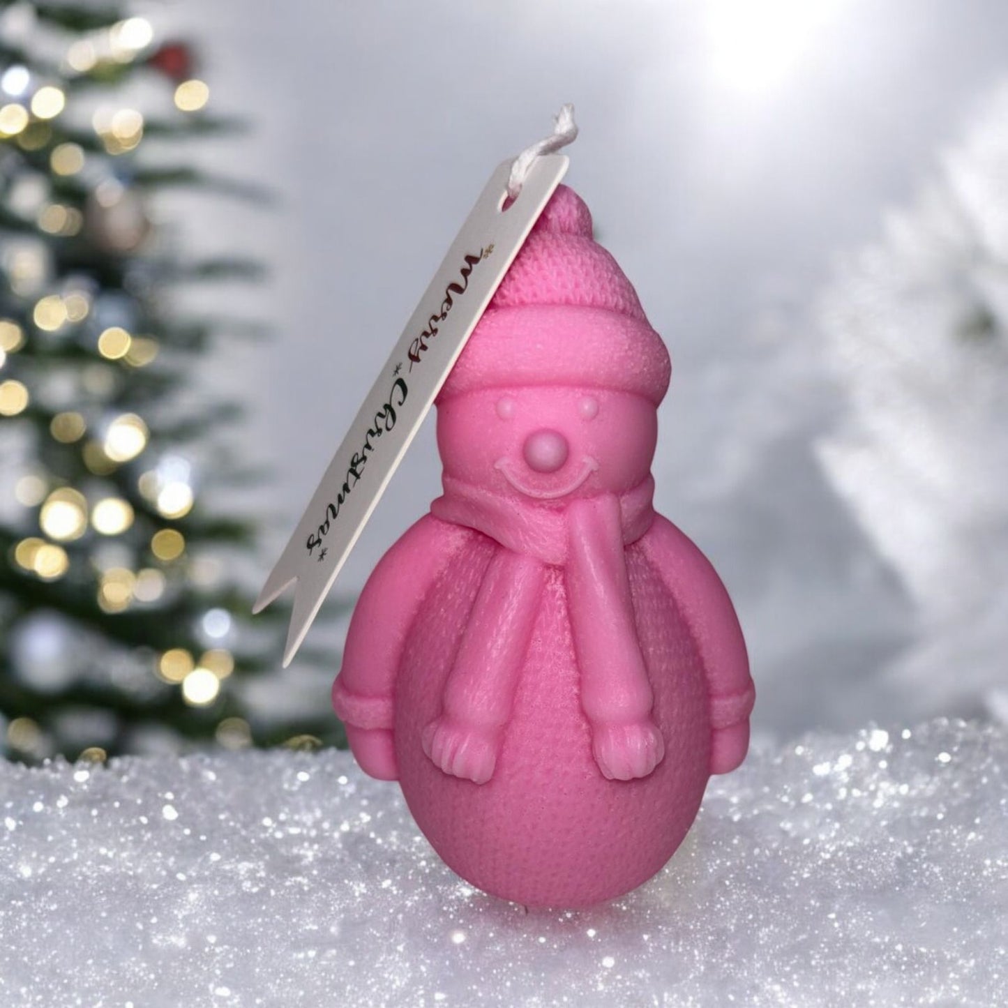 Kerst Kaarsjes (Peperkoekje, sneeuwpop, bubble kerstboom)