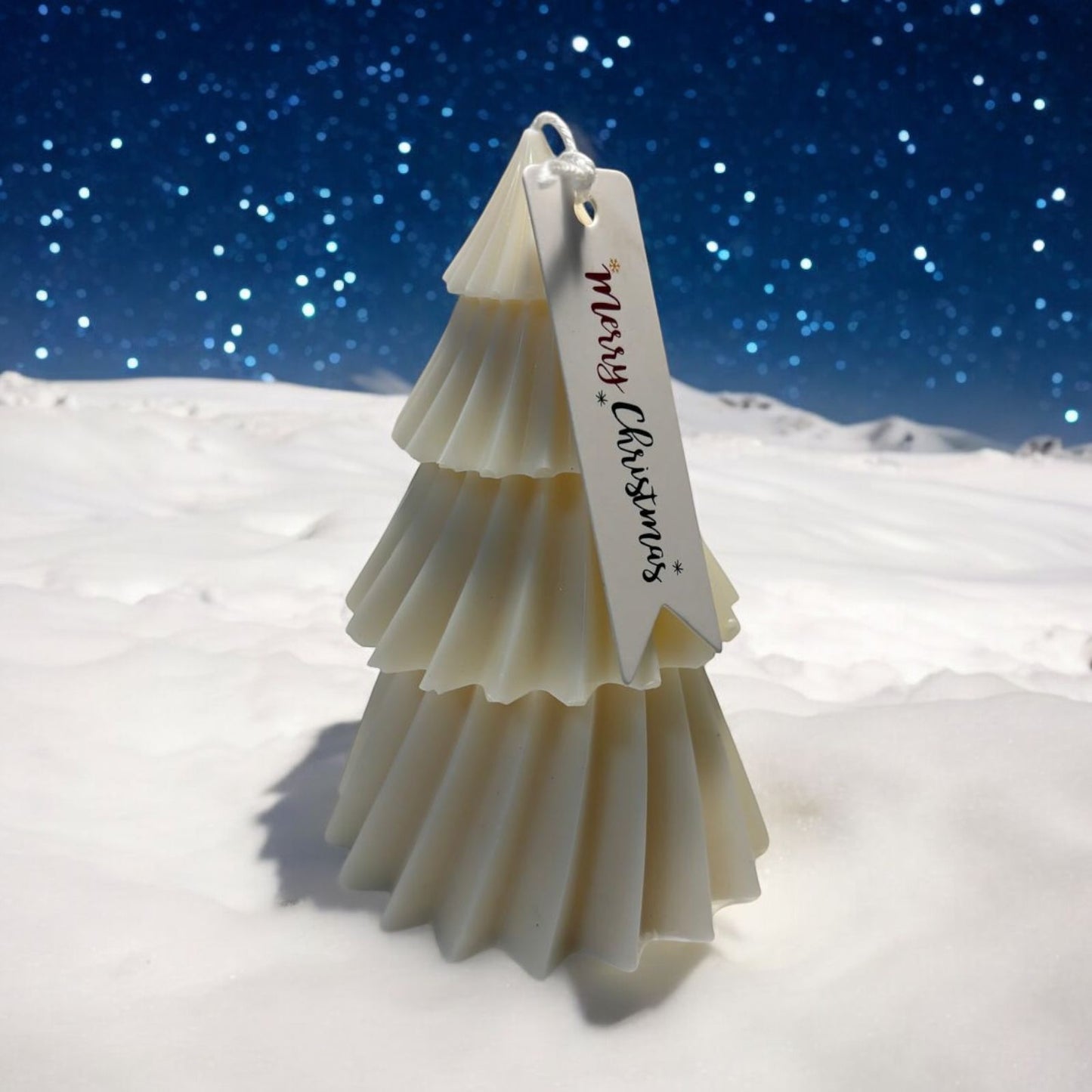 Handgemaakte Sojawas Kerstboom Kaars