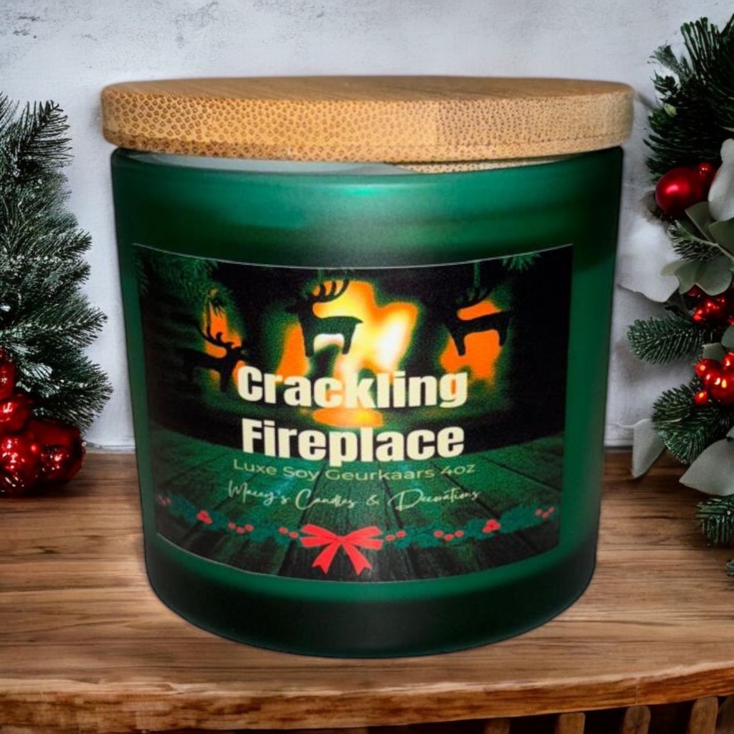Crackling Fireplace Geurkaars (4oz)