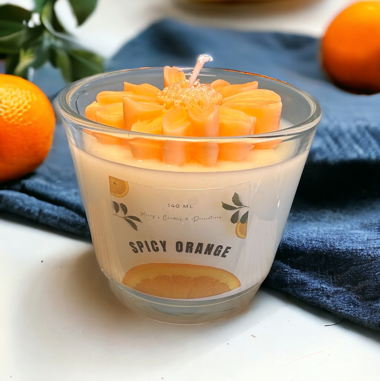 Bloemen Geurkaars Spicy Orange 140ml