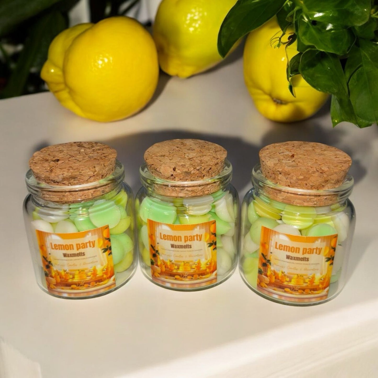 Lemon Party Waxmelts (Lemongrass, citronella, lemon meringue pie)