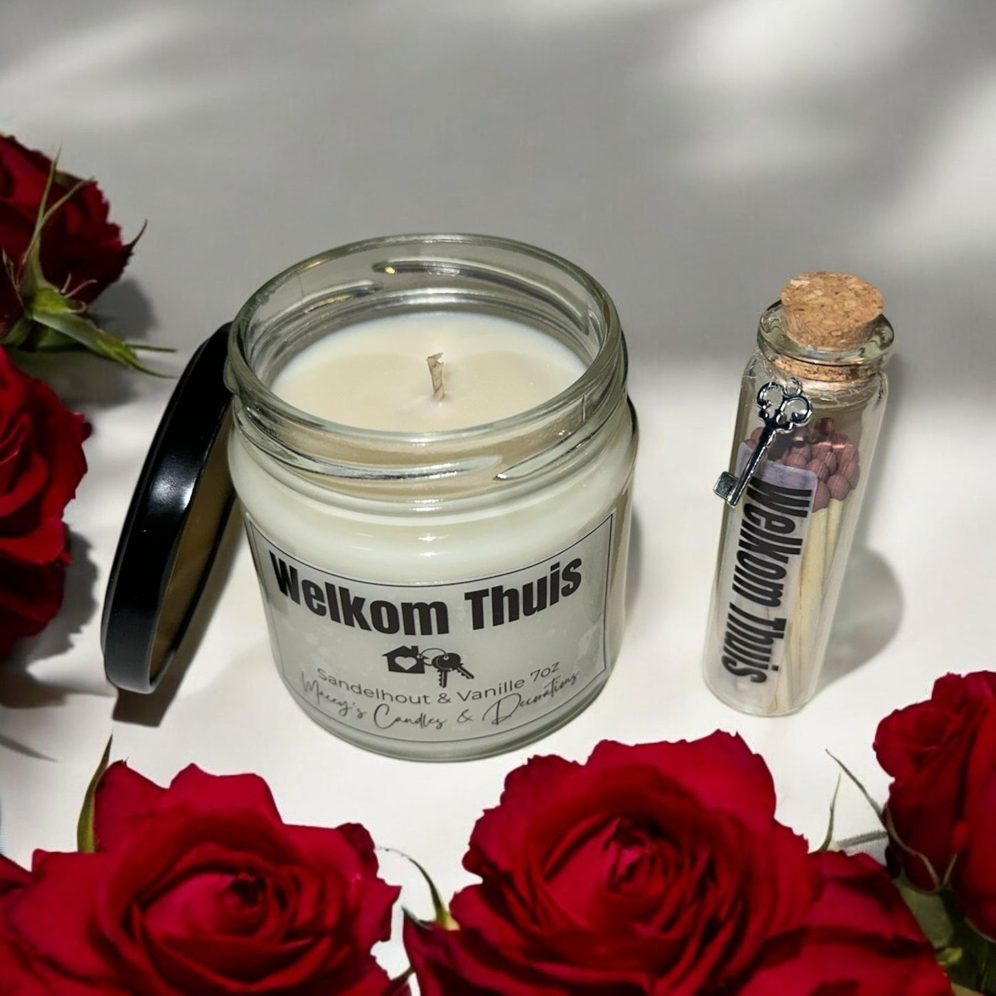 Welkom Thuis Gift Set - Geurkaars en Lucifers