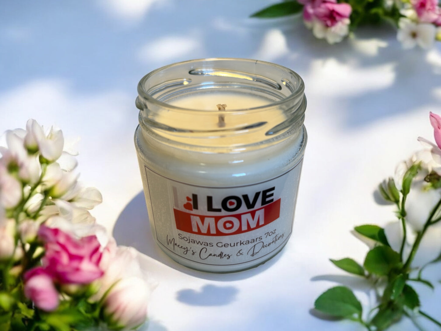 Love You Mom Geurkaars in 5 heerlijke geuren (7oz)