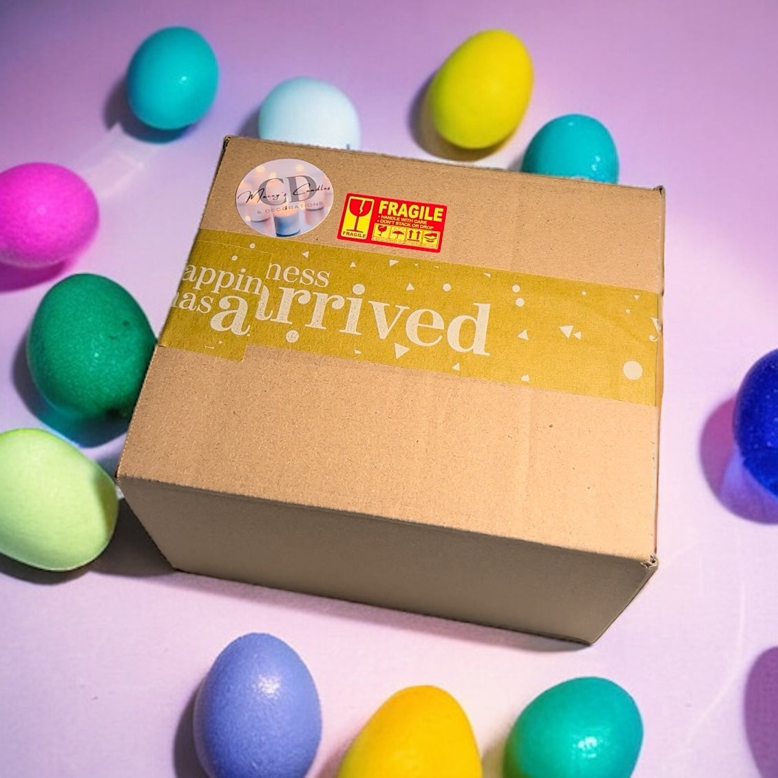 Mysterie Box met kaarsen en waxmelts voor Pasen, handgemaakt, duurzaam