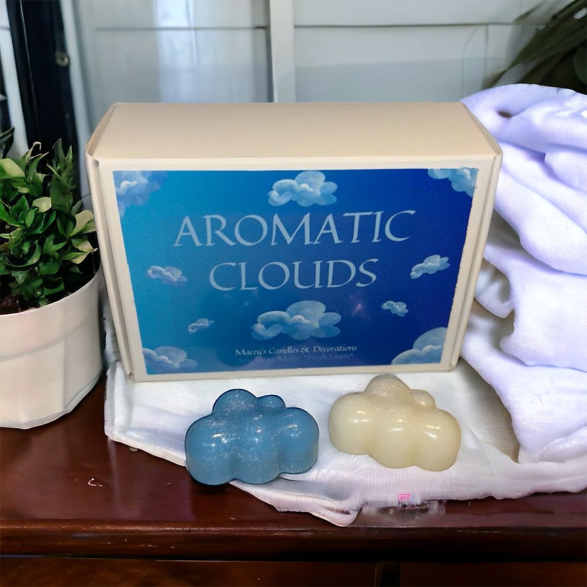 Aromatic Clouds WaxMelts (Fresh Linen)