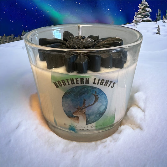 Bloemen Geurkaarsje 140 ml Northern Lights