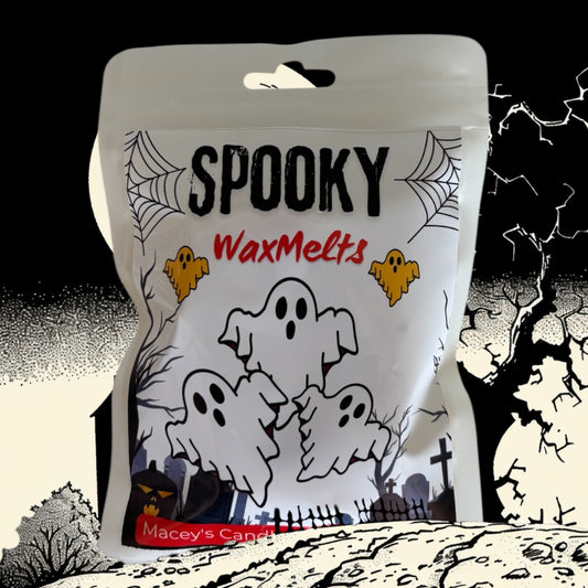 Hoor je dat? Het spookt in huis… Onze Spooky WaxMelts brengen een mysterieuze en gezellige Halloween-sfeer. Deze handgemaakte spookjes van 100% sojawas zijn perfect voor je waxbrander en verkrijgbaar in vier onweerstaanbare geuren: Spicy Orange, Pumpkin Halloween, Kaneel en Sandelhout. Creëer een warm, geurend spookhuis en verras jezelf of geef ze cadeau.