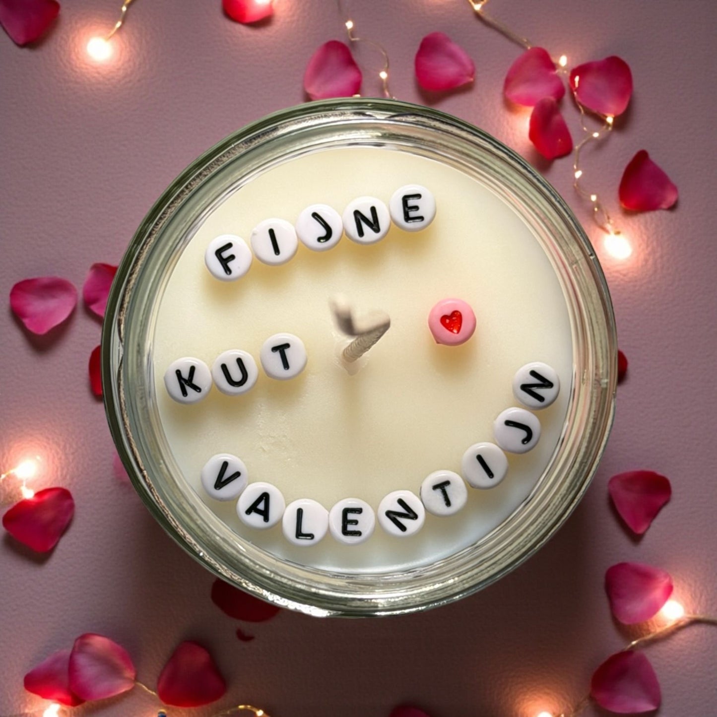 Anti-Valentijn Sojakaars 200 ml – Grappige Kaars met verborgen tekst