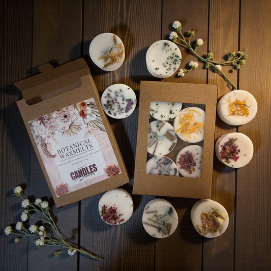 Botanische Waxmelts sojawas 5 stuks 110g met bloemen en kruiden