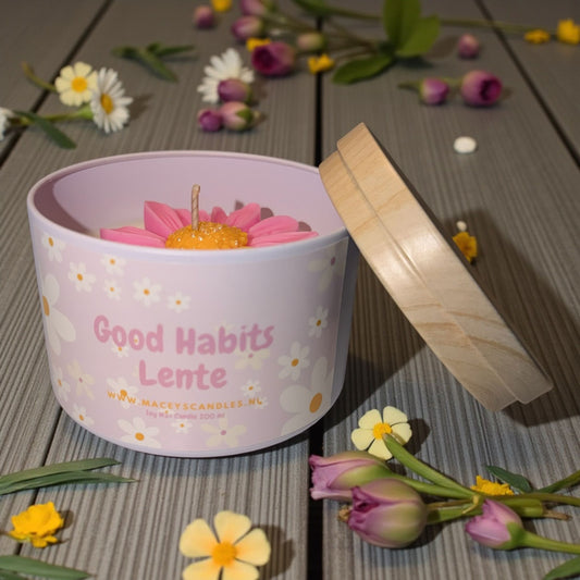 Lente Vibes Kaars 225g (Bloemen geur)
