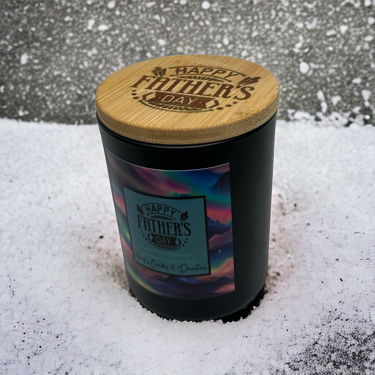 Vaderdag Luxe Geurkaars Northern Lights & Sweet Honey 7 oz