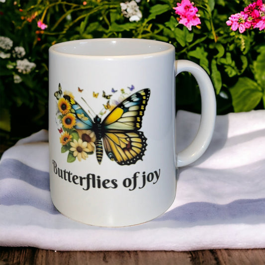 Butterflies of joy Beker