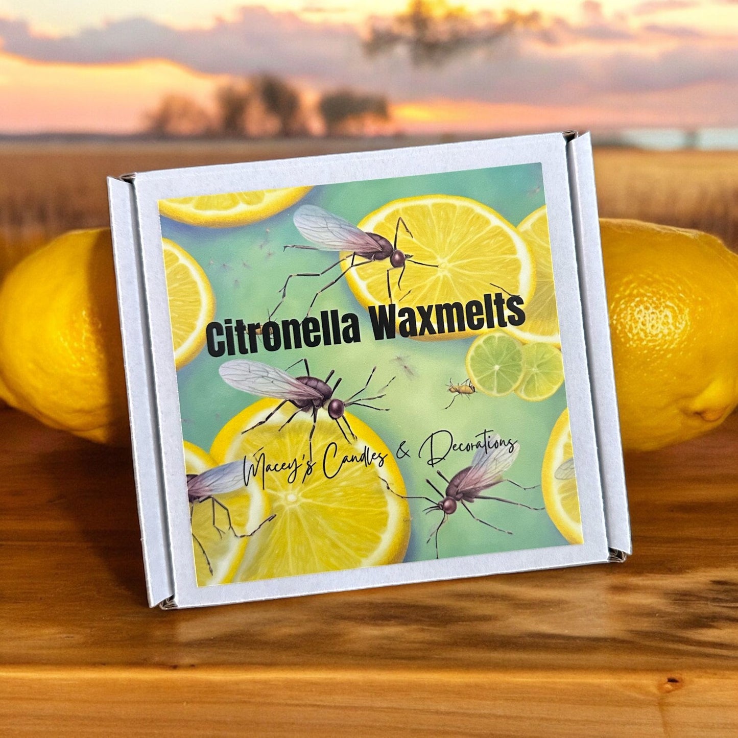 Citronella Waxmelts 15st. hartjes. Muggen afstotend