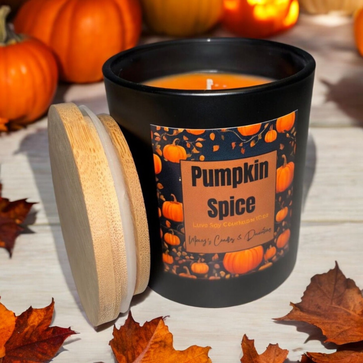 Luxe Geurkaars Pumpkin Spice 10 oz 55 branduren