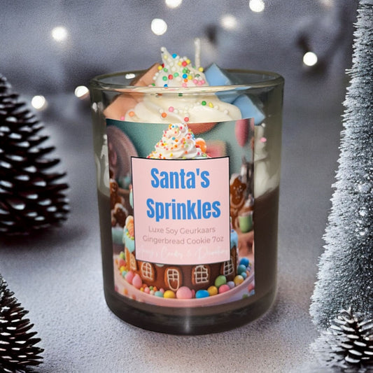 Luxe geurkaars Santa’s Sprinkles 7oz