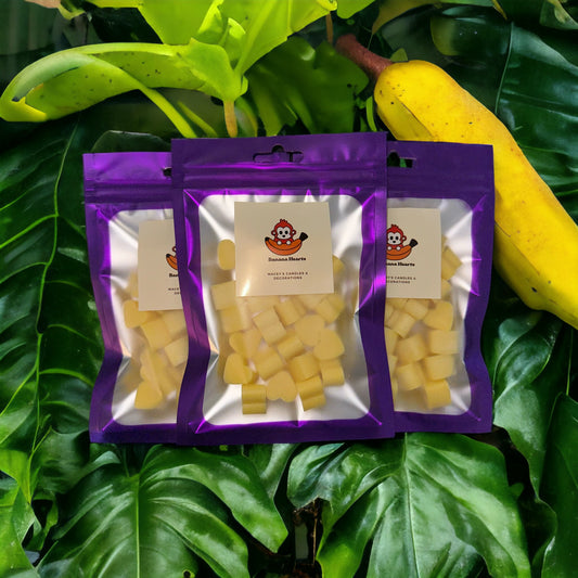 Banaan hartjes waxmelts