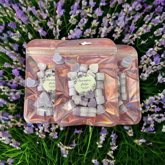 Lavender Fields hearts , Waxmelts 25 st.