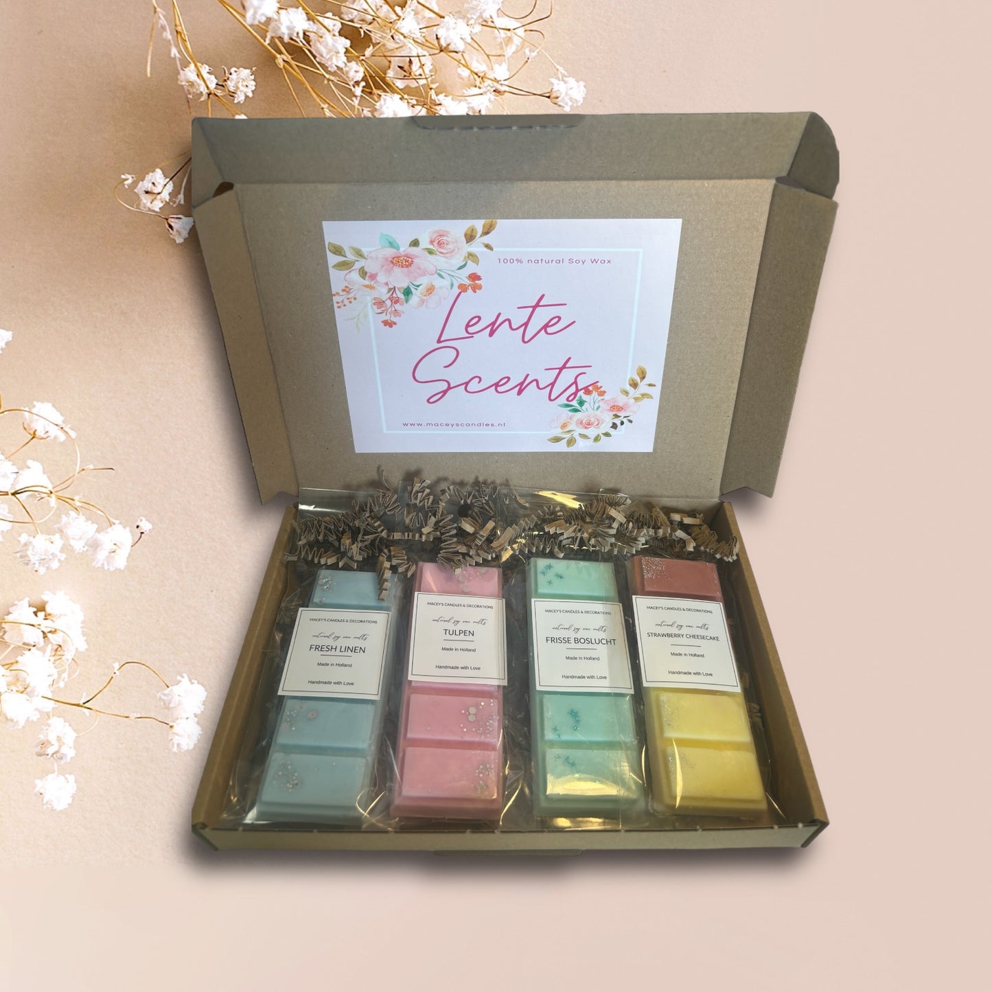 Lente Mixed Scents (Snapbar, Waxmelts)Geschenkset