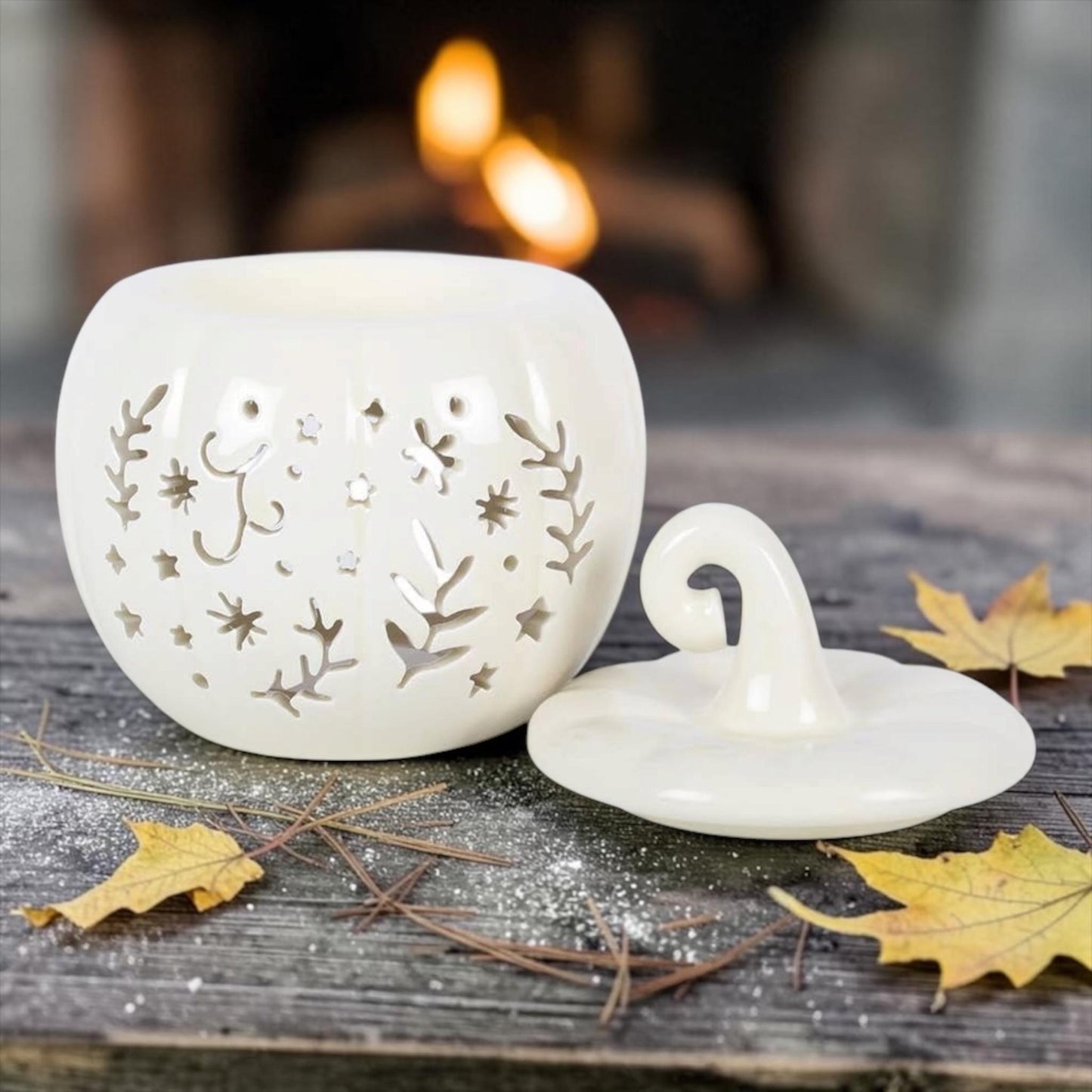 Waxbrander - Cream Leaf Pumpkin
